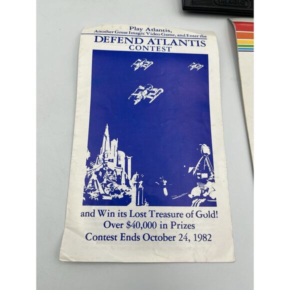 Atari 2600 Atlantis from Imagic with Manual - Picture 4 of 9